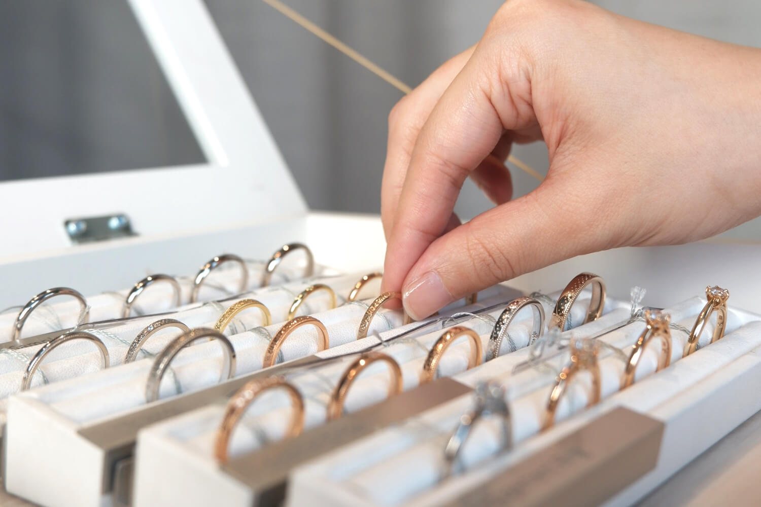 5mm幅の太目の指輪・結婚指輪にもおすすめ