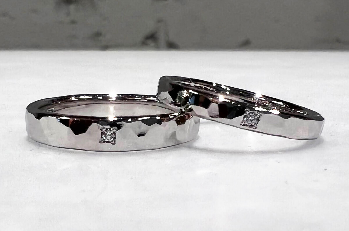 【お客様の声】結婚20周年の記念に手作りで結婚指輪を